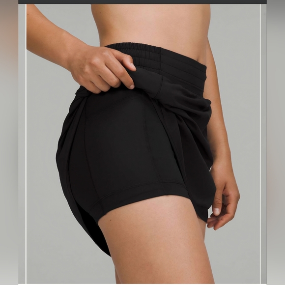 Lululemon Hottyhot High Rise Skirt Black - Picture 6 of 10